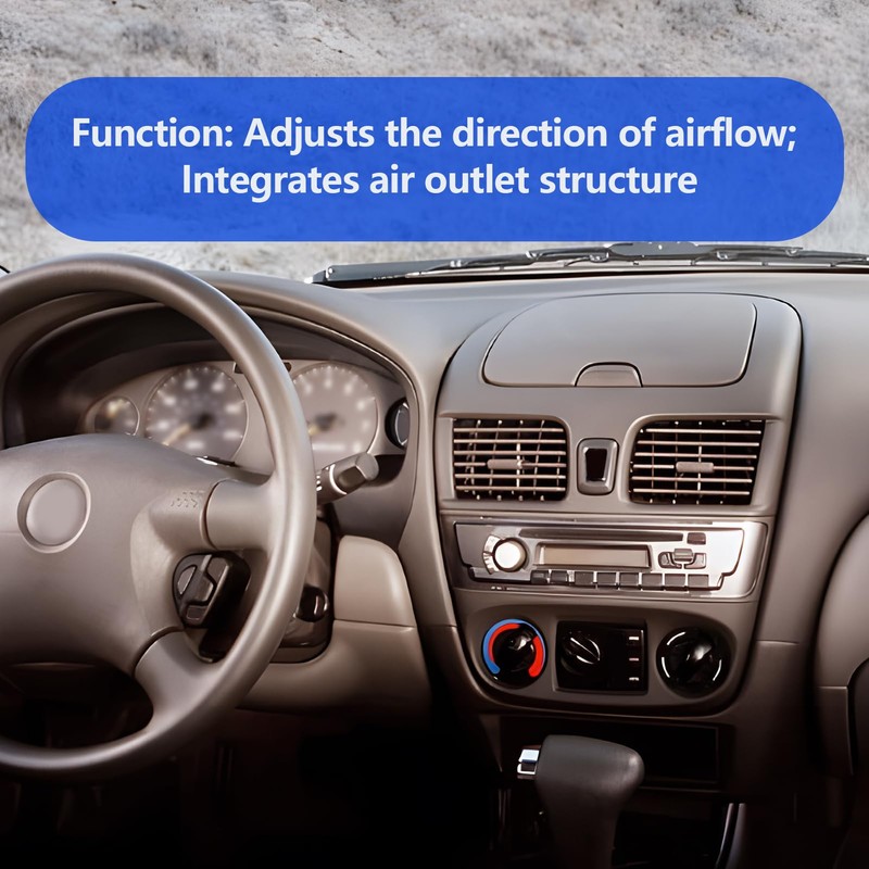 Center Dash A/C Outlet Air Vent Panel Kit Compatible with
