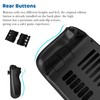 Replacement Back Plate for Steam Deck with Thermal Port, Angle
