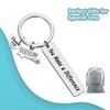 Huwujiu School Bus Driver Gifts You Make A Difference Keyring