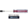 Vessel TD-6310HX Hex Screwdriver Set (Includes 10 Bits) Short Bit