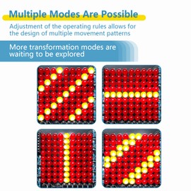 EIELE Multi-Directional Adjustable Running Light Soldering Practice Kit LED Light Soldering Kit Electronic Project Kit Soldering kit for Electronics