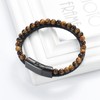 VCCWYQK 2-layer Beads Urn Bracelet for Ashes for Men, Tigers