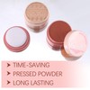Boobeen Blush & Highlighter Powder, Natural Blendable Blusher & Highlighter