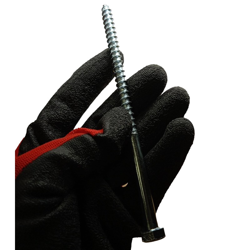 LLB 150mm M8 For Coach Screws Wood Hex Head Width
