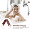 Housoutil 3pcs Body Lotion Wiping Belt for Back Scrubbing Back