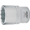 HAZET 900Z-8 38 mm 12-Point Traction Profile Socket - Chrome-Plated/Polished