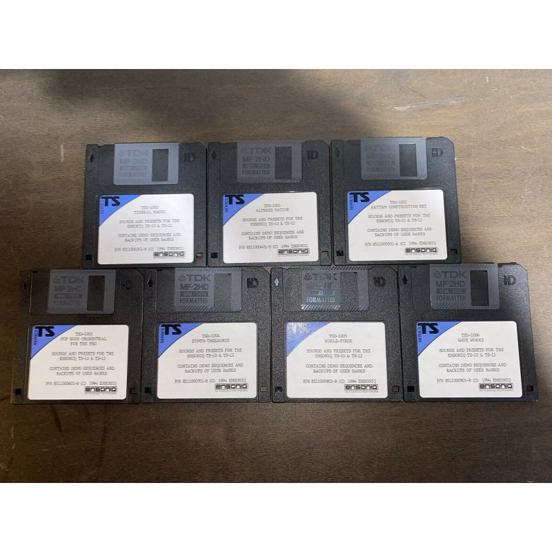 16Samples Ensoniq TS-10 TS-12 Floppy Disks Sound Library - 12