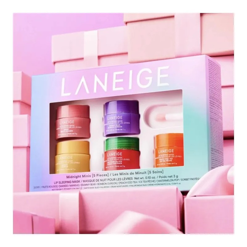 Midnight Minis Lip Sleeping Mask Set Laneige 100% Original