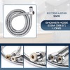 Shower Hose 2.5 m Stainless Steel Flexible Universal Anti-twist Shower