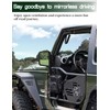 JROAD Side Mirrors for Half Doors Side View Mirrors for