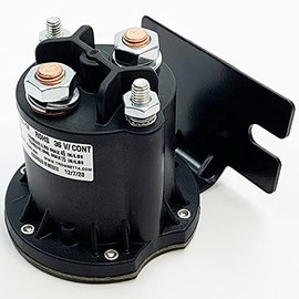 Trombetta 36V DC Contactor, 2-Position, Push Button, Black, Manual, Flush Mount