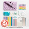 ZIPIT Grillz Pencil Case for Girls, Extra Large Pencil Case