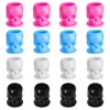 Tattoo Ink Cups with Base - 80pc Skull Design Tattoo