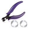 SPEEDWOX 5.5" Memory Wire Cutting Pliers with 200 Loops Memory