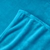 Aisbo Cuddly Fluffy Blanket Petrol Fleece Blanket Warm Sofa Blanket