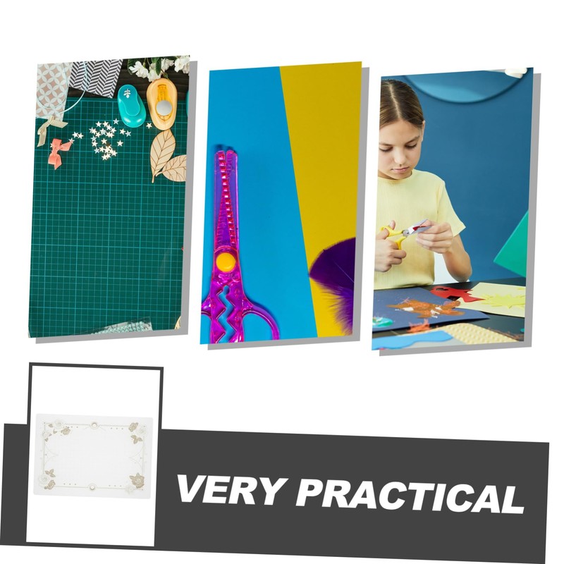 KONTONTY 1 Sheet Transparent Craft Cutting Mat Professional Self Healing