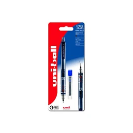 Uni-Ball Kuru Toga M5-450T Self-Sharpening Mechanical Pencil. Premium Propelling Ultra Strong Diamond Infused Leads for Technical Drawing, Writing, Arts and Crafts & 12 Lead Refills. Fine 0.5mm