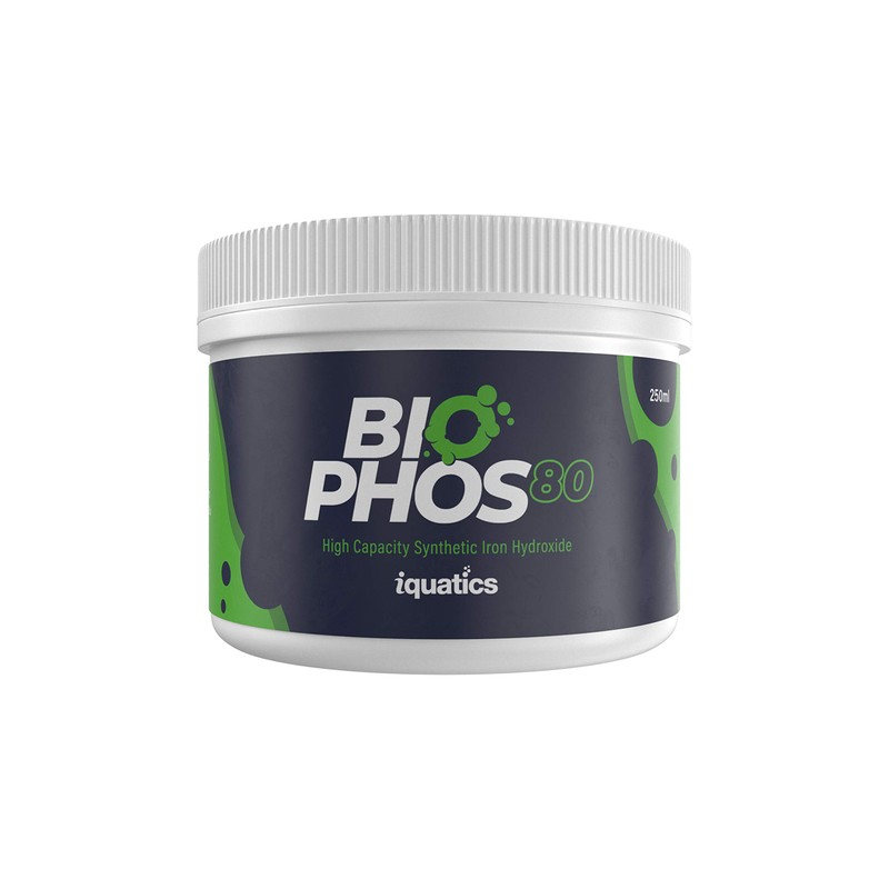 iQuatics Bio Phos 80 (250ml) The Original Aquarium Phosphate remover.