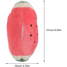 Anneome Porta Pañuelos para Auto Forma de Sandía Creativa, Dispensador de Pañuelos para Vehículos Gran Capacidad, Accesorio Versátil y Fácil de Limpiar Adecuado para Vacaciones de Verano