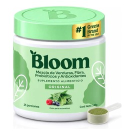 Bloom Greens Original Con Fibra Y Probióticos 25 Porciones