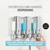 Better Living Products 76345 AVIVA Three Chamber Dispenser, Chrome