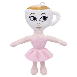 AI-Crafted,Animals Plush Italian Brainrot,Stuffed Animals Evolution Plush Pillow Toy for Room Decor for Game Fans (12inch Ballerina Cappuccina)