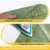 EFUTURETIME Ironing Ruler, Heat Resistant, 10 x 2.5 Inches, Universal