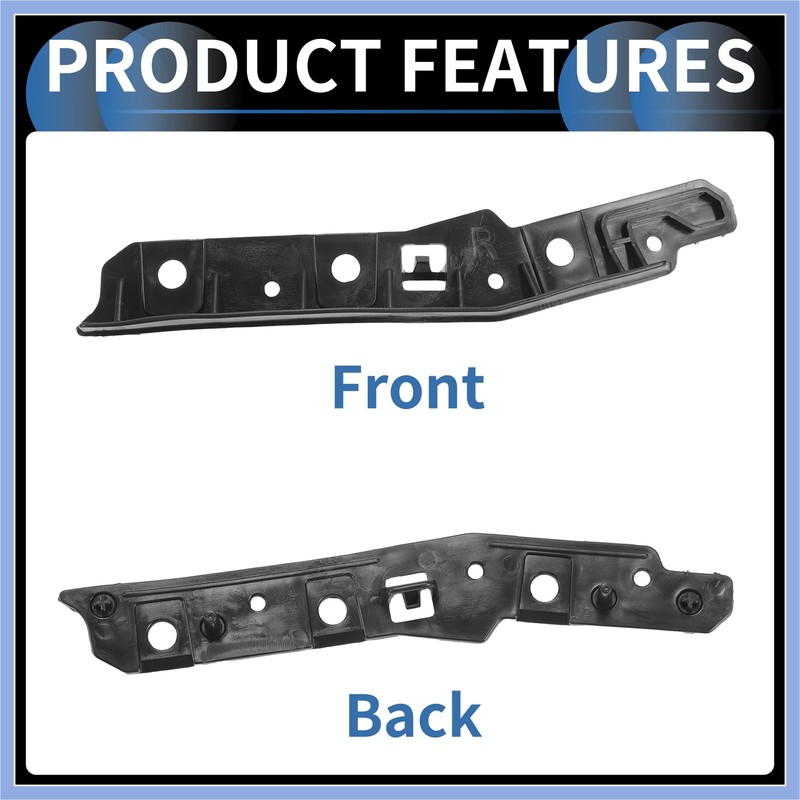 PARSLUCK Bumper Support Bracket, Right Side Front Bumper Retainer Bracket