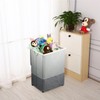 [105L] Large Capacity Laundry Basket, Laundry Hamper with Wheels and