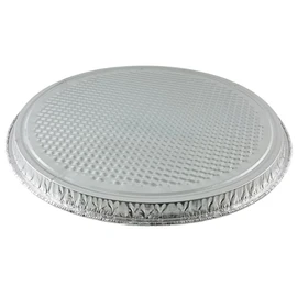 Handi-Foil 12" Aluminum Foil Pizza Pan - Disposable Waffle Bottom Baking Sheets (12)