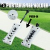 SANDIAN Golf Divot Repair Tool, Tee Height Adjuster, Ball Marker,