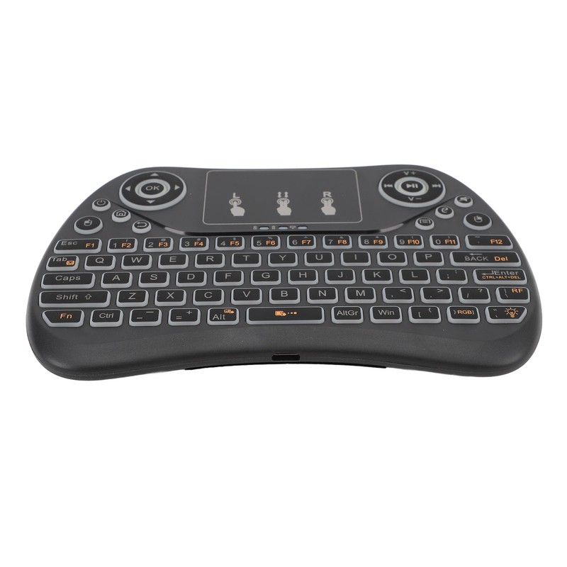 Mini Wireless Keyboard Touchpad Combo ABS Rechargeable Portable Remote Control