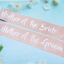 Magnusson's Garden Mother of The Bride Sash, Bachelorette Party Sashes, Bridal Shower Supplies, Wedding Accessories for Bride to Be's Mother