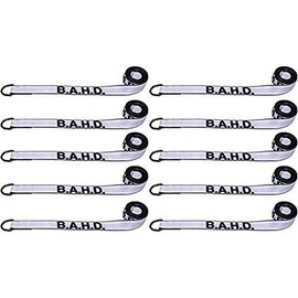 Qty. 10, B/A Products 39-1-10 -x10, 2" Wide x 10' Long, Super Tough Heavy Duty Lasso Straps for Century, JerrDan, Wrecker Rollback Car Carrier, Flatbed, Tow Truck