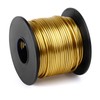 Aluminum Craft Wire, 75 Feet 1.5mm/ 16 Gauge Gold Soft