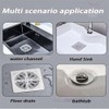 Disposable Shower Drain Hair Catcher Mesh Stickers, Bathroom Sink and