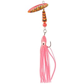 Panther Martin Salmon & Steelhead Hammered Hoochie Skirt Spinning Lure, 1/2 oz, UV Gold/Pink