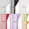 John Aird Dew Drop Beaded Chain String Curtain Panel (White)