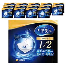 Shirukotto Uruuru cotton pads, 40 sheets, 15 pcs / 시루콧토 우루우루 화장솜, 40매입, 15개