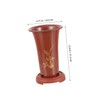 Sosoport 2 Large Ceramic Orchid Pots for Plants Drainage Holes