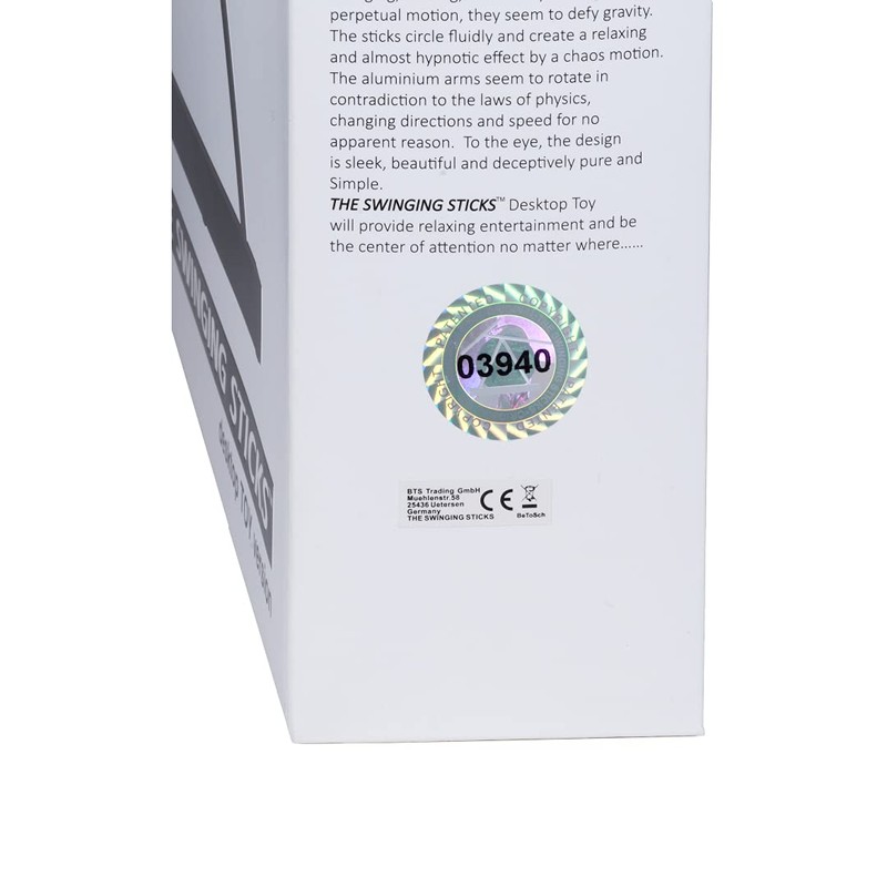 The Swinging Sticks Kinetic Energy Sculpture - Desktop Toy Version