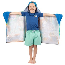 Franco Santiago of The Seas Bath/Pool/Beach Soft Cotton Terry Hooded Towel Wrap, 24 in x 50 in, by Kids