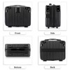 BSTKEY Portable Hard Shell Cosmetic Travel Case, Small Travel Hand