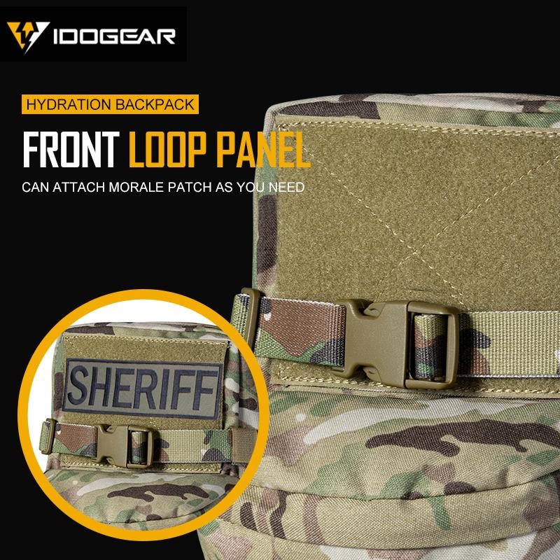 IDOGEAR Hydration Pack Hydration Backpack Molle Pouch Mini Hydration pouch