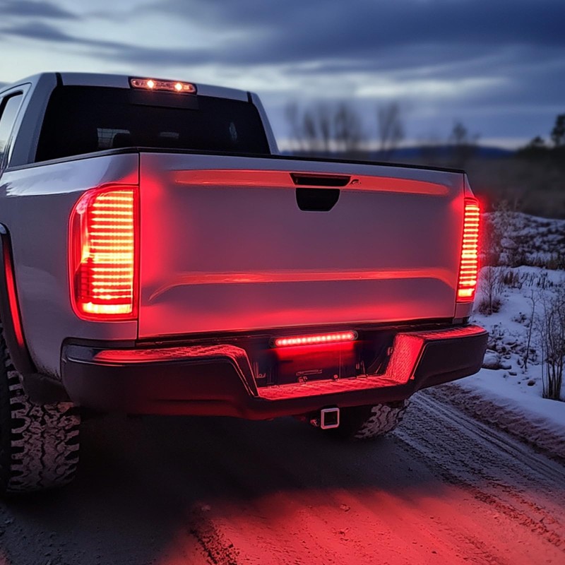 Ygmylandbb LED Third Brake Light, 24V High Mount Stop Lamp,
