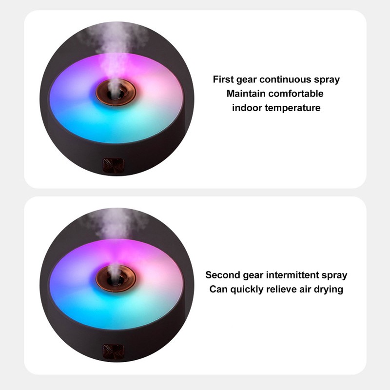 300ml Small Cool Mist Humidifier Portable Desktop Mini Humidifier with