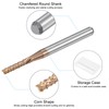 sourcing map End Mill CNC Router Bits, 1/8" 3.175mm Shank