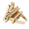 10Pcs Turn Lock Sturdy Durable Alloy Material Wide Classic Style