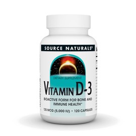 Source Naturals Vitamin D-3 Bioactive Form for Bone & Immune Health* 5000 iu - 120 Capsules
