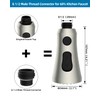 Hygie Rinse Universal Faucet Head Replacement with 15 Adapters Compatible